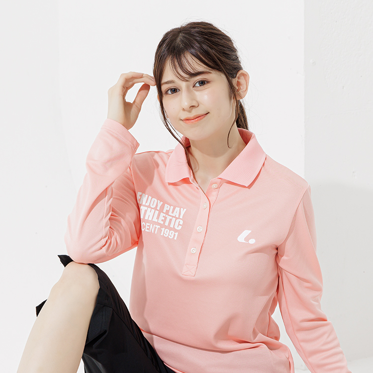 Ladies 長袖ポロシャツ XLP492 | ルーセント(LUCENT)