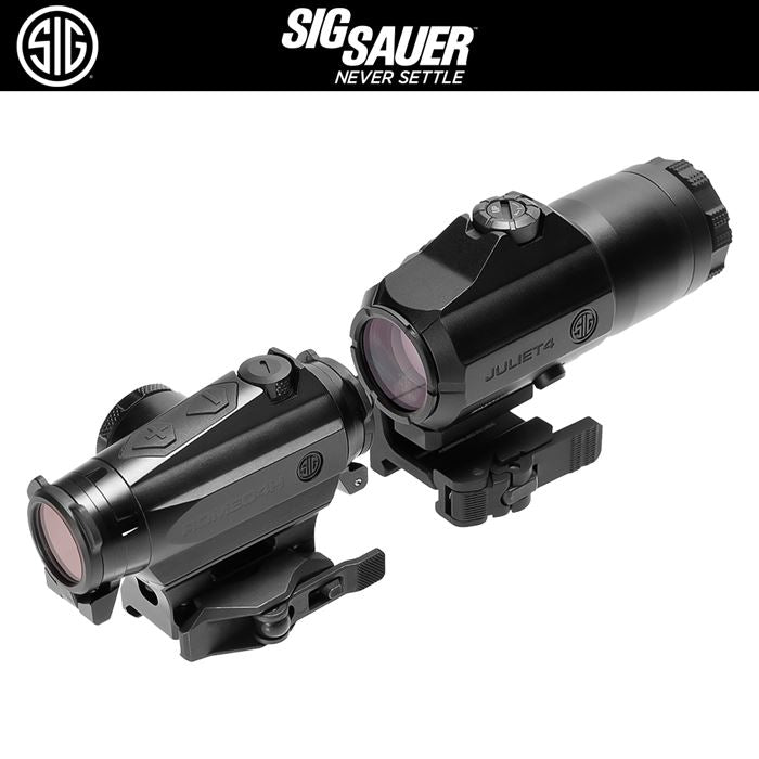 SIG SAUER ROMEO4H+JULIET4 ダットサイト+マグニファイア 【ブラック