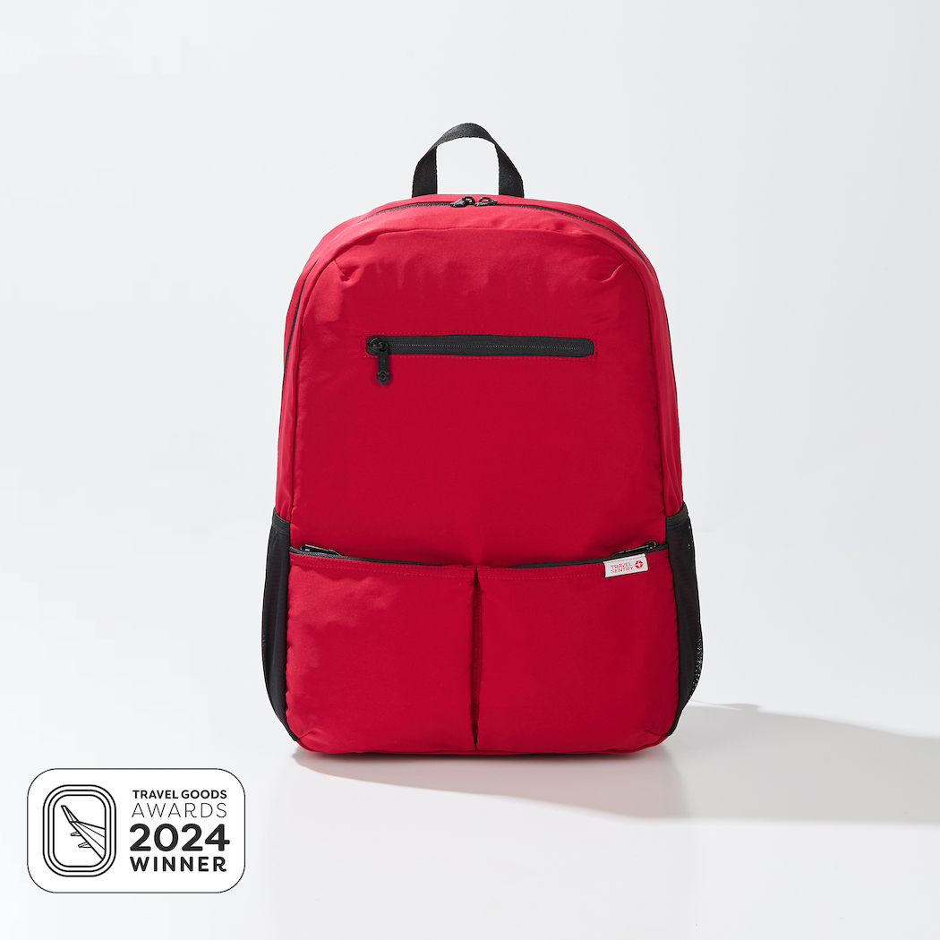 サッと広げてすぐ使える。折りたたみ式バックパック【TRAVEL SENTRY