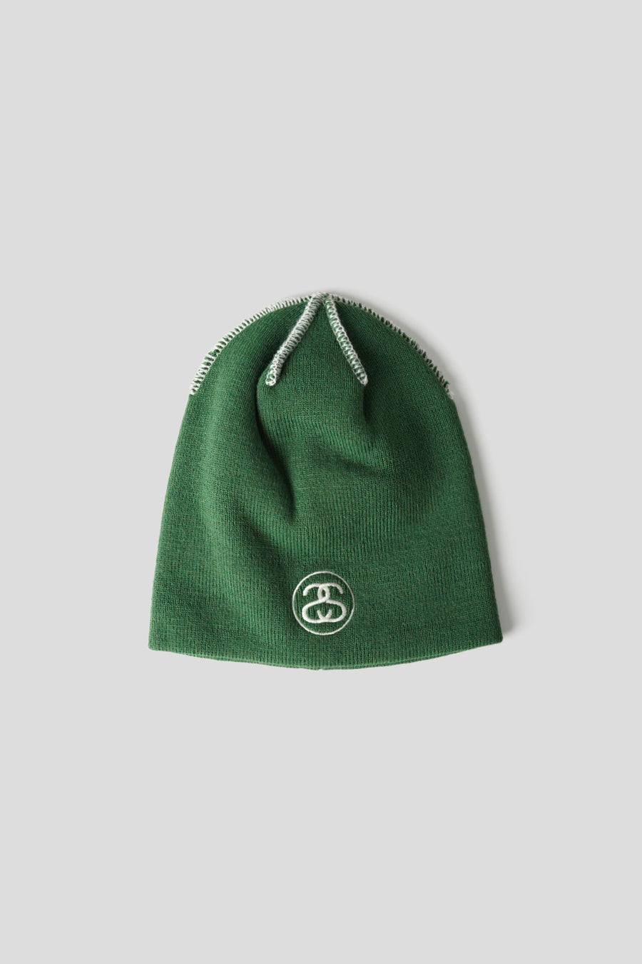 Stussy - GREEN EXPOSED STITCH SKULLCAP – LE LABO STORE