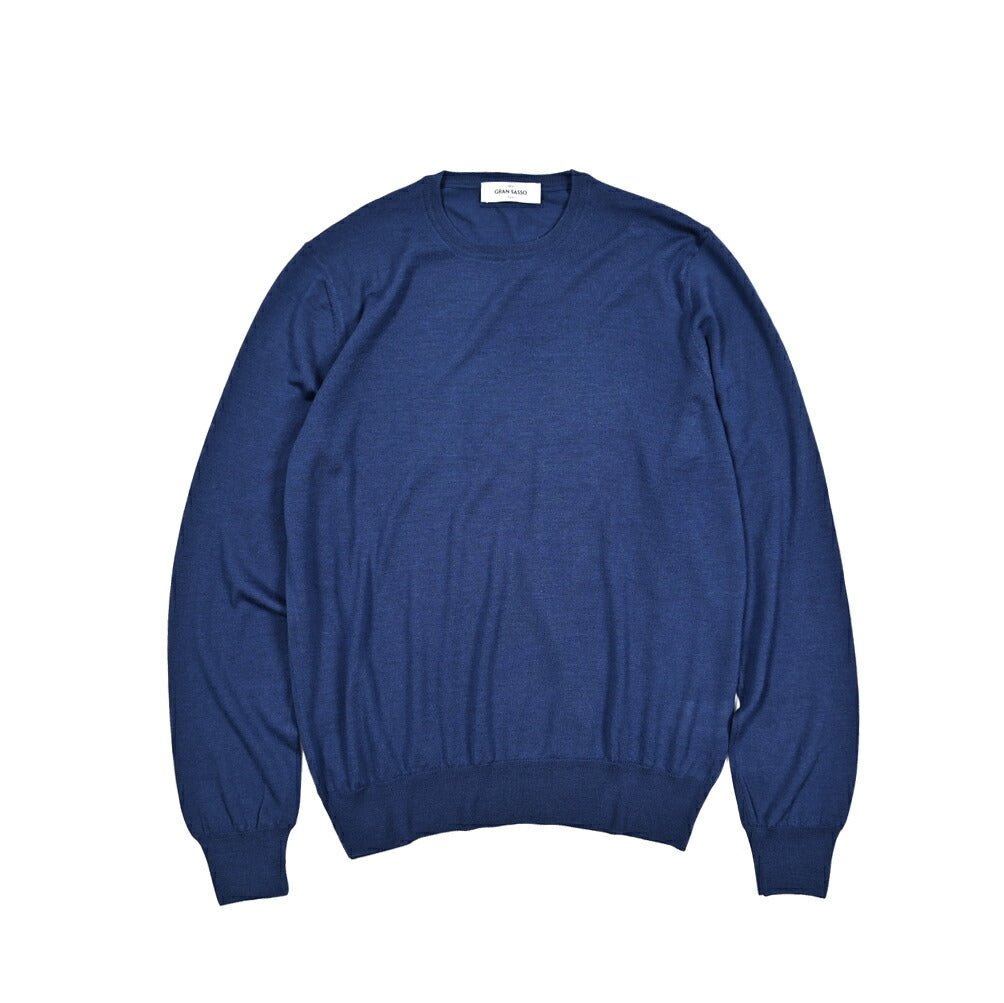 SALE｜GRAN SASSO グランサッソ / ヴァージンウール100% クルーネック