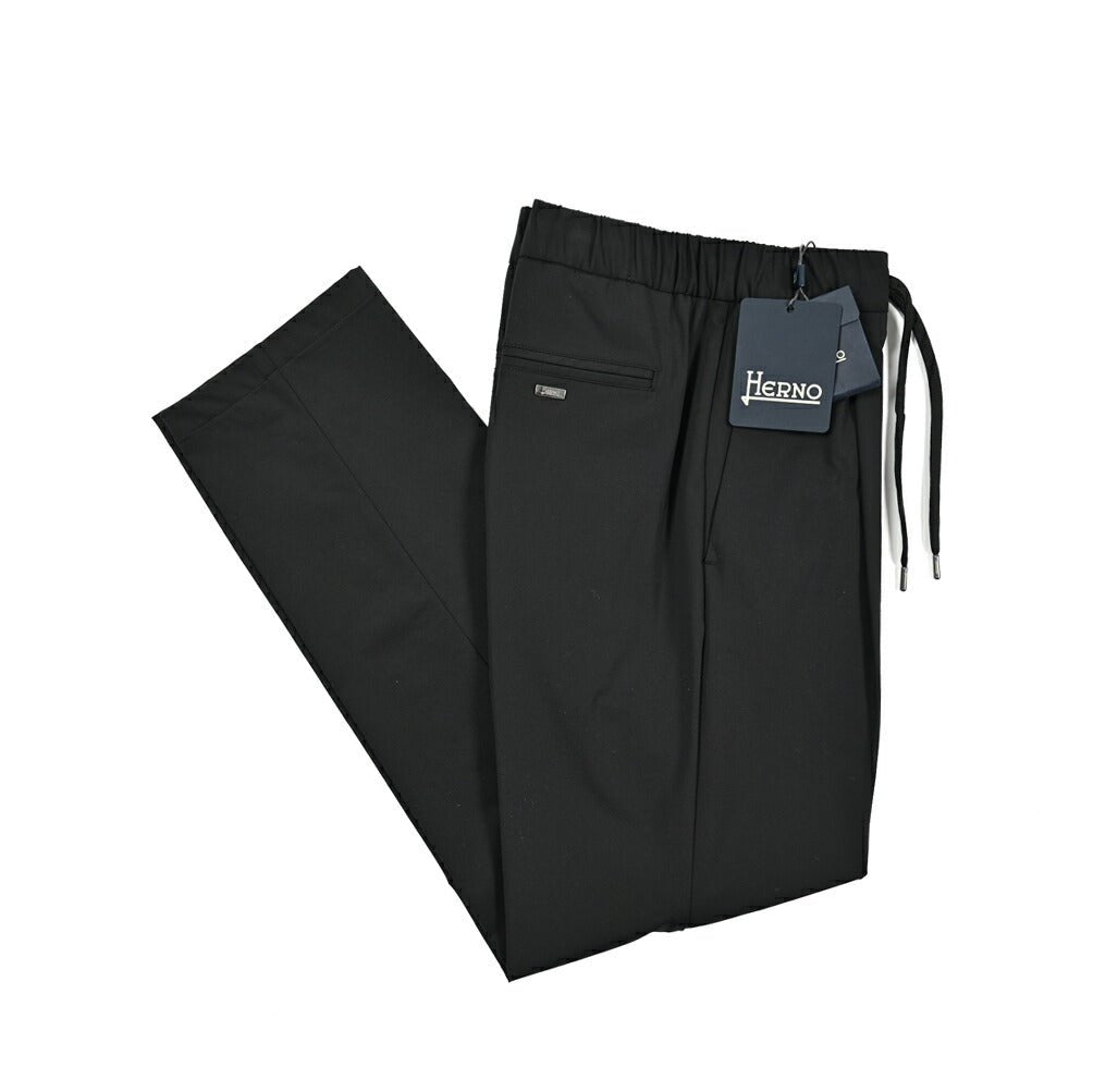 SALE｜HERNO ヘルノ / ストレッチナイロン ワンタックイージーパンツ