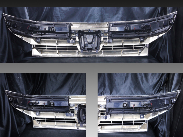 RK ステップワゴン 後期 純正グリル&グリル内イルミLED グリル内 青色