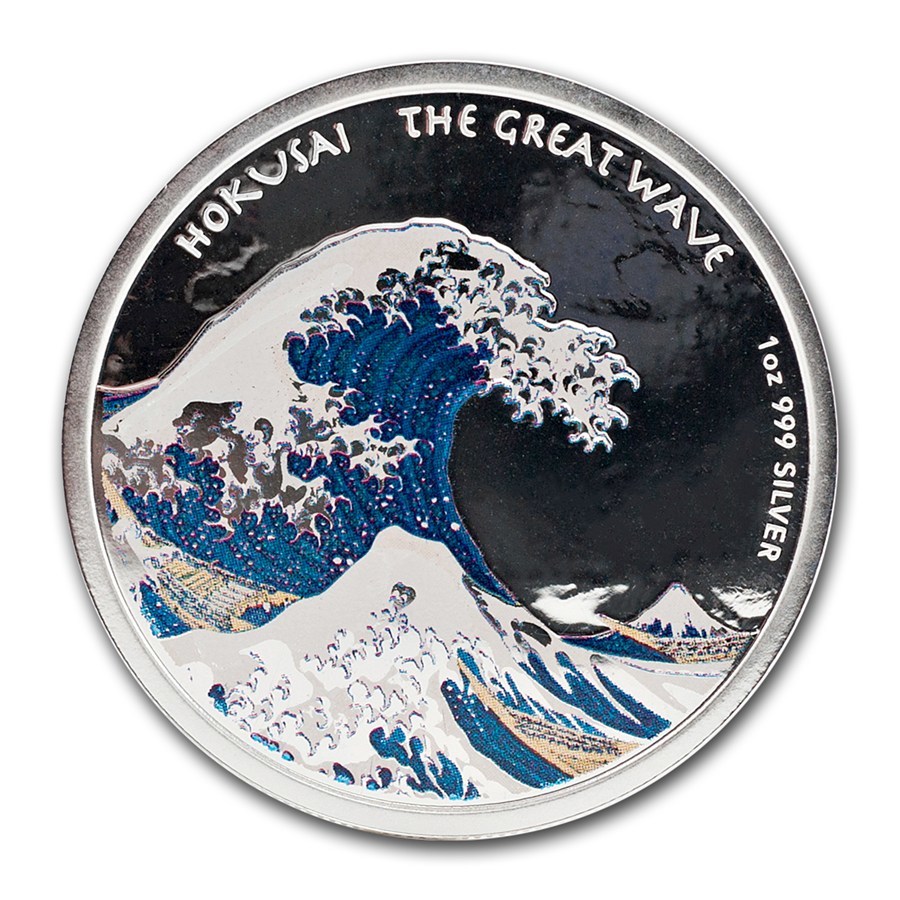Fiji Great Wave Silver Coins