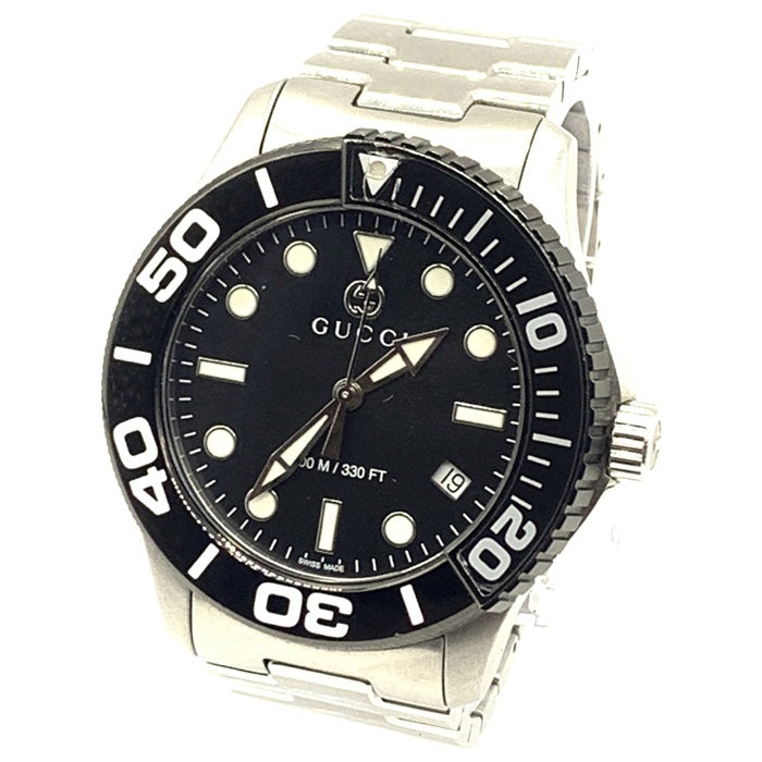 GUCCI グッチ デイト クォーツ腕時計 ダイバーズ メンズ 126.2