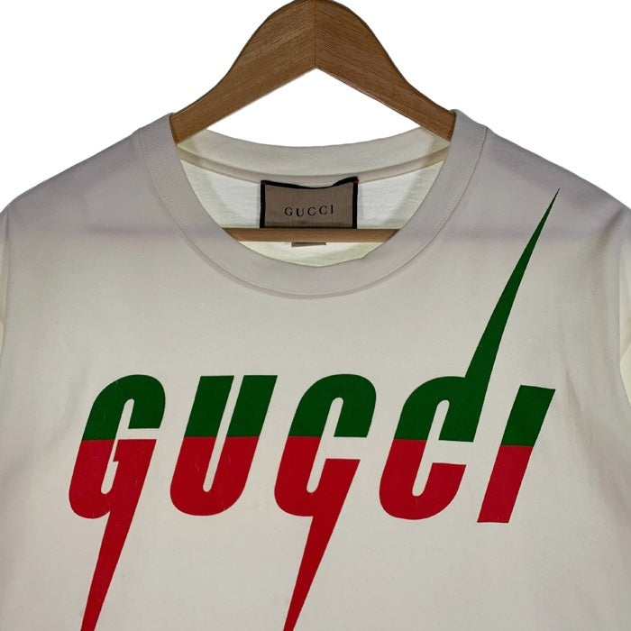 Gucci グッチ ブレードプリントTシャツ ホワイト 565806 XJAZY Size M