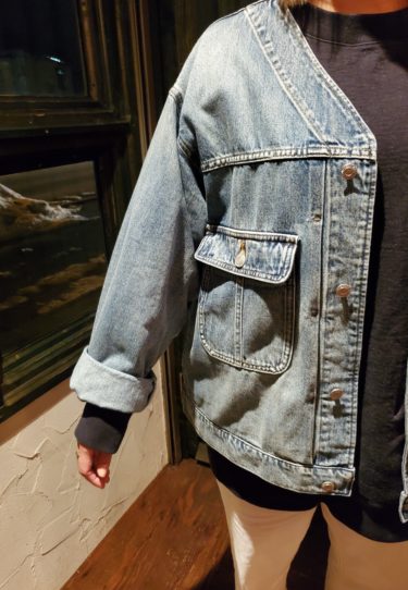 cafune Vネックデニムジャケット［ gré｜青森市東大野のセレクト