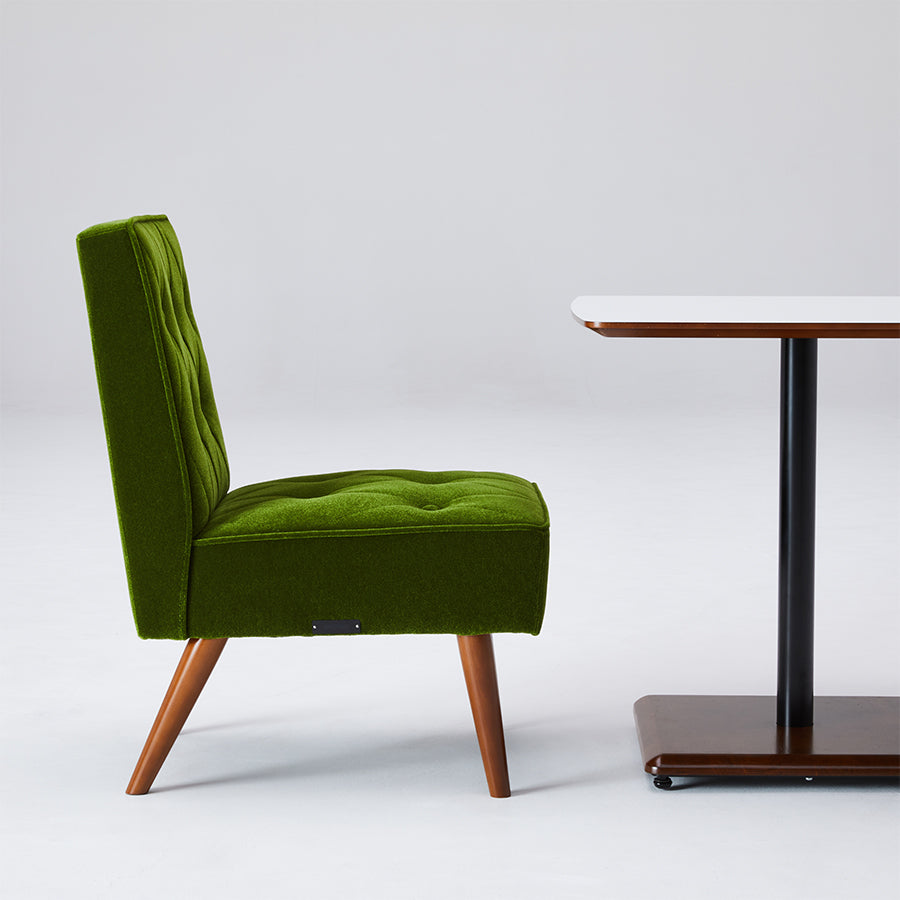 カリモク60【正規販売店】 カフェチェア モケットグリーン | 北欧家具