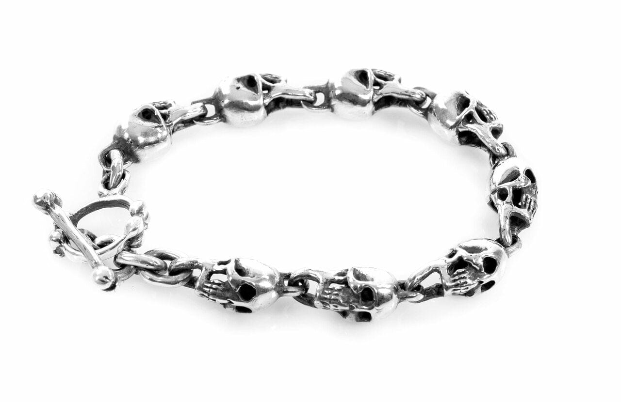 Rick's Skull Link Bracelet Small – Gold & Silver Pawn Shop