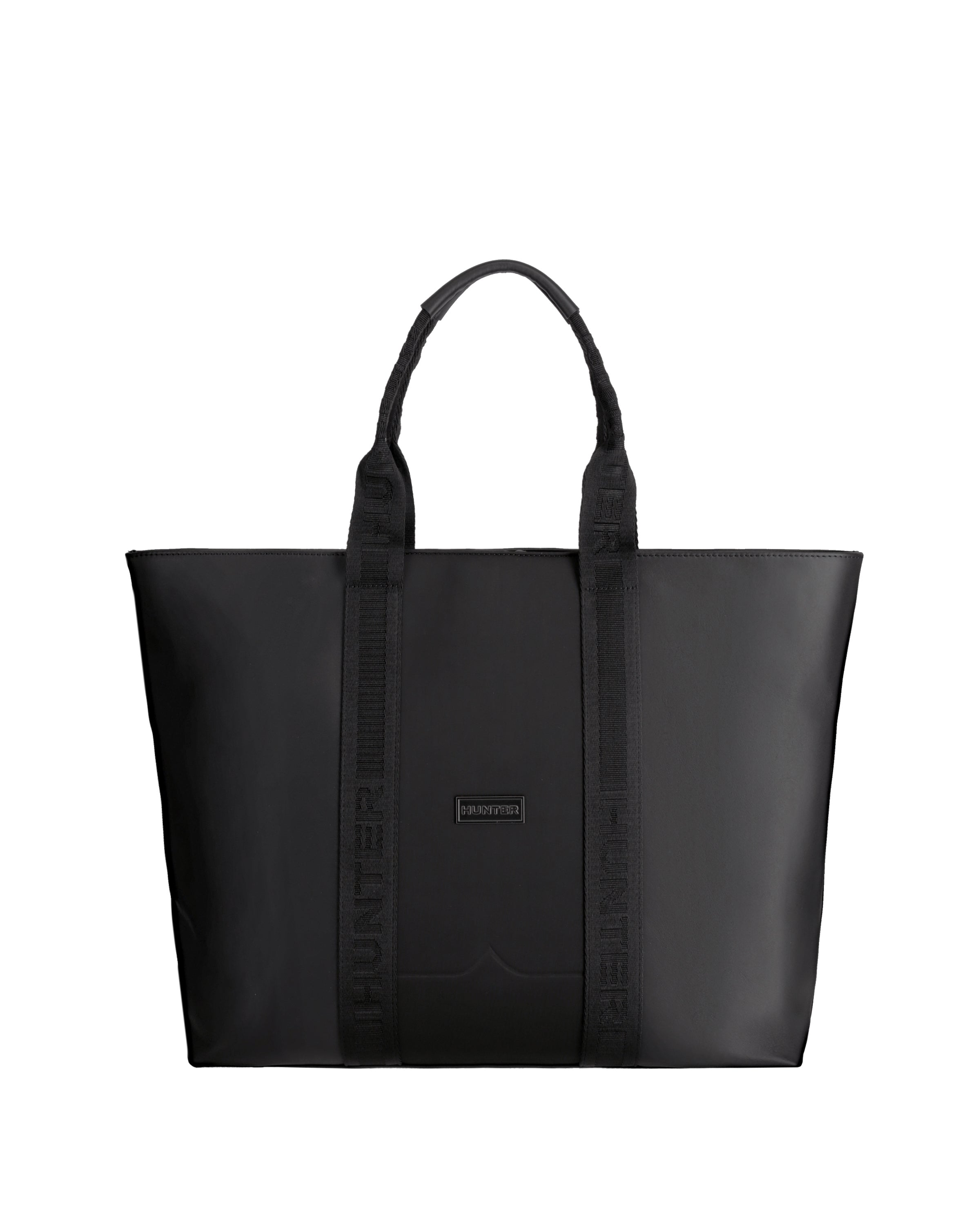 レザー ネオプレン トート - ブラック