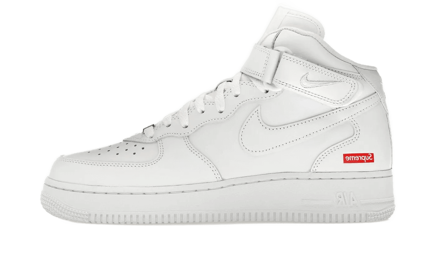 Nike Air Force 1 Mid Supreme White (FZ8784-100) - Hypebeastbaltics