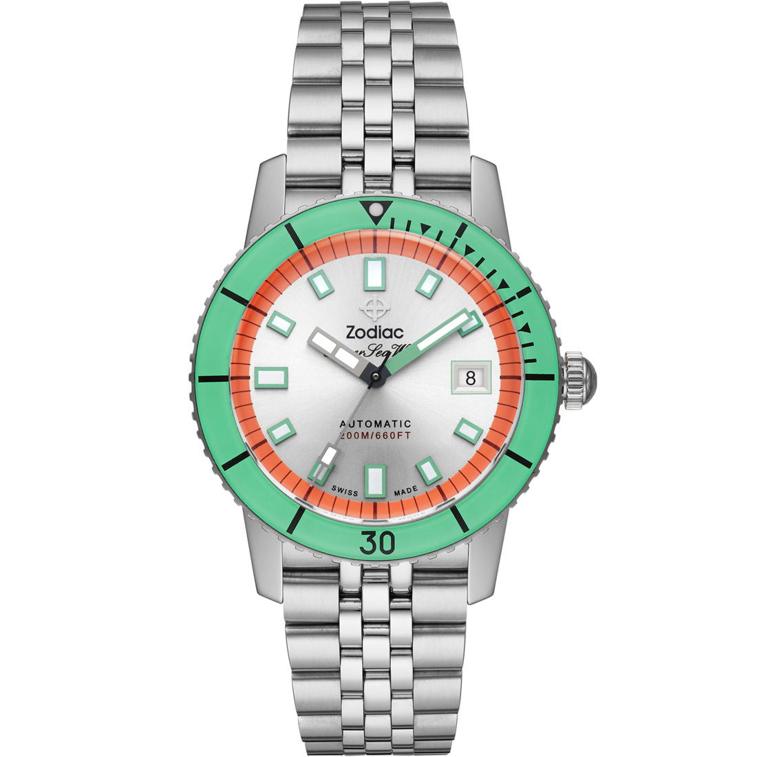 Zodiac Super Sea Wolf Compression ZO9269 | Swiss Dive Watch