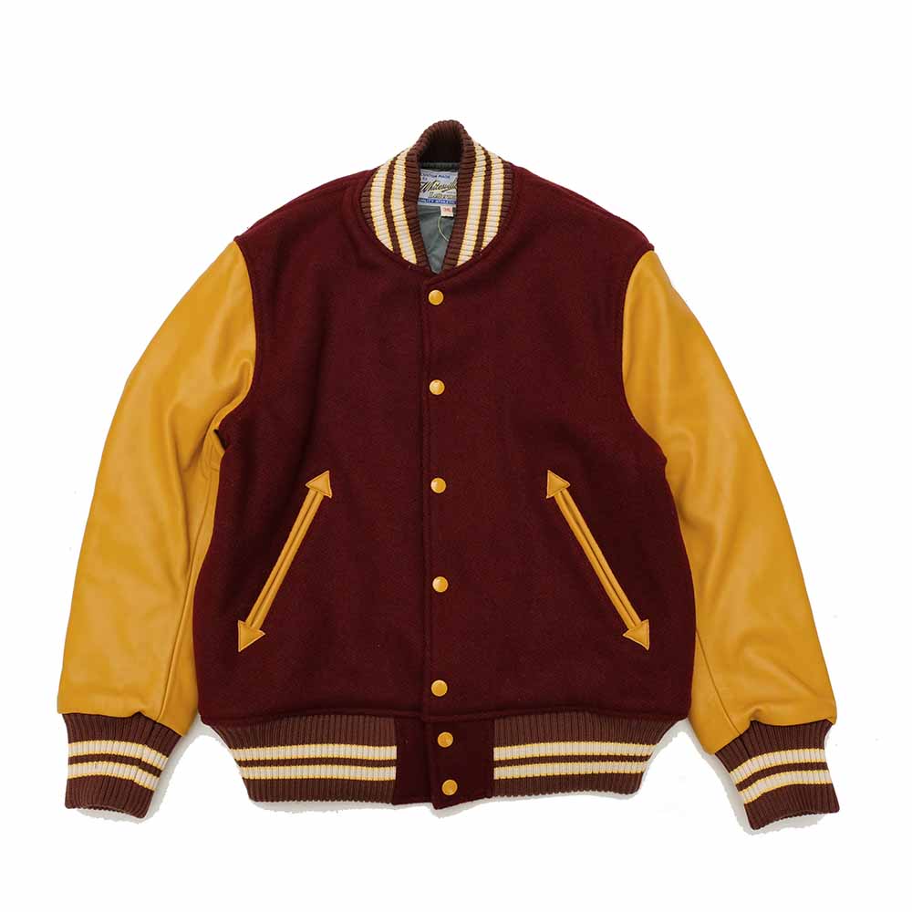 WHITESVILLE - 30oz. WOOL MELTON AWARD JACKET - SOLID - WV15168