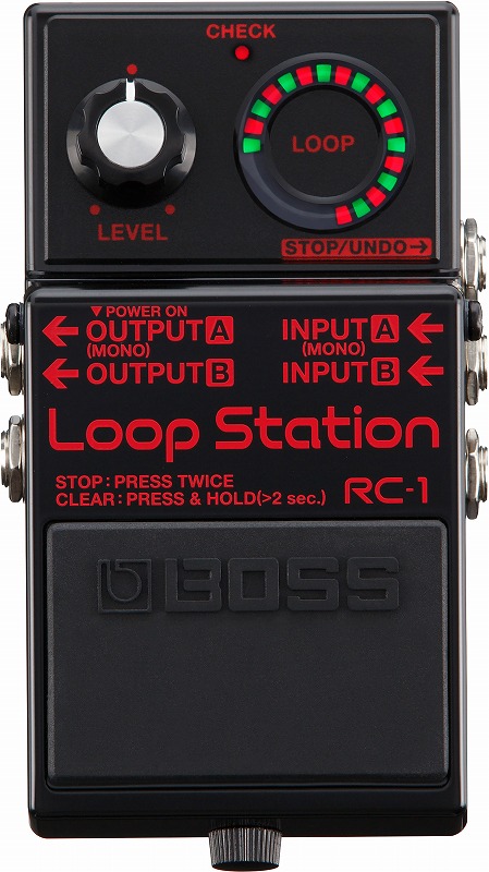 BOSSからLOOP STATION RC-1の限定カラーモデル｢RC-1 BK｣が発表