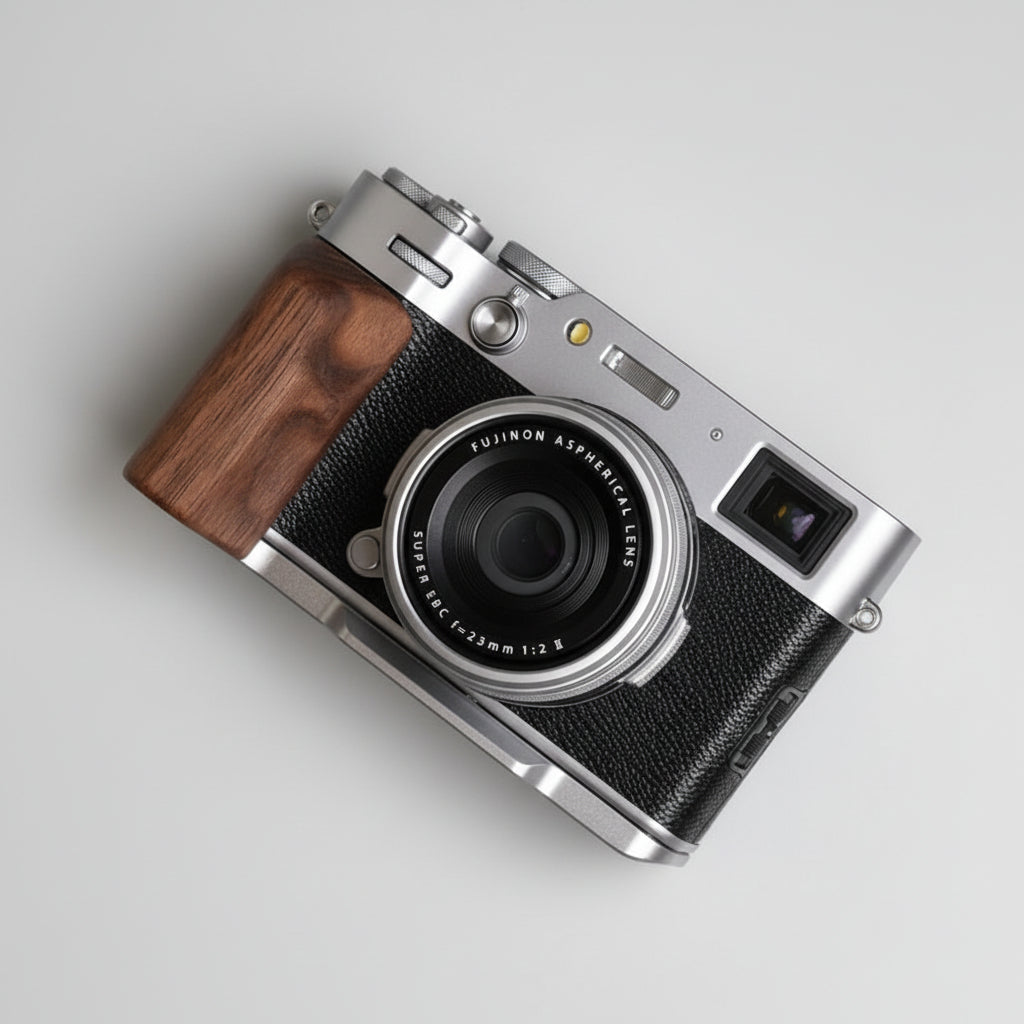 Fuji X100VI グリップ 📷 X100Vシリーズカメラ用木製ハンドル