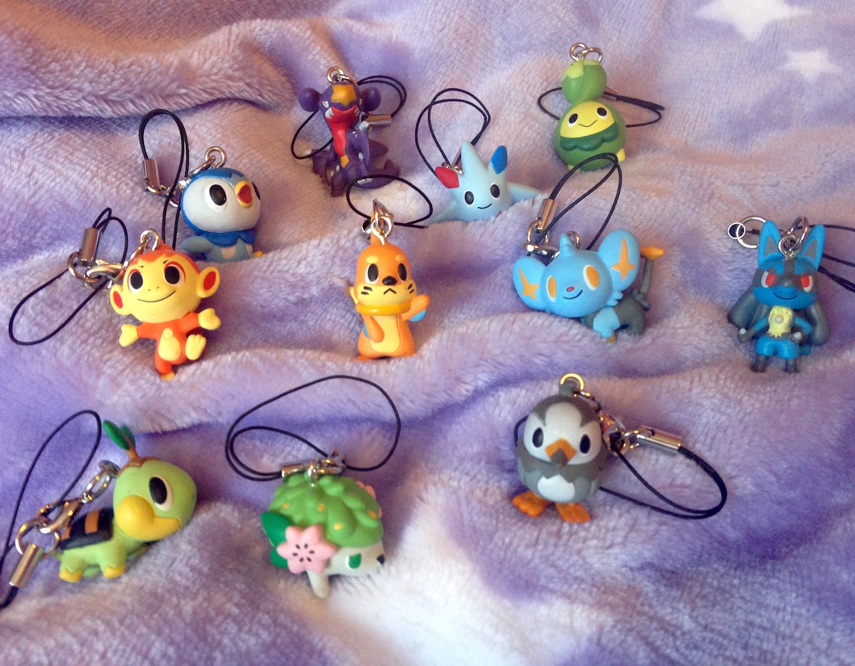 Pokémon time ストラップ 4点セット Pokémon time ストラップ 4点