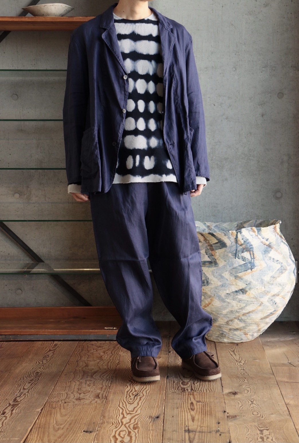 COMOLI / リネンWクロスのススメ | IDEAL