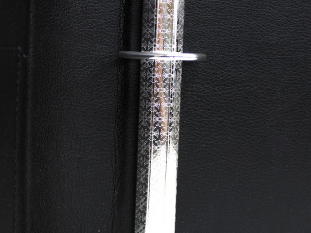 クロムハーツ ◇ ホースシュー バインダー ◇ レザー ブラック