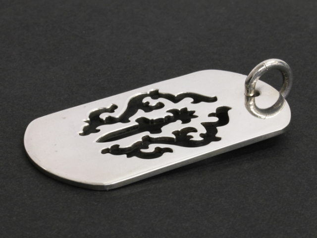 中古美品】【磨き仕上げ済】◇ クロムハーツ ドッグタグ カットアウト