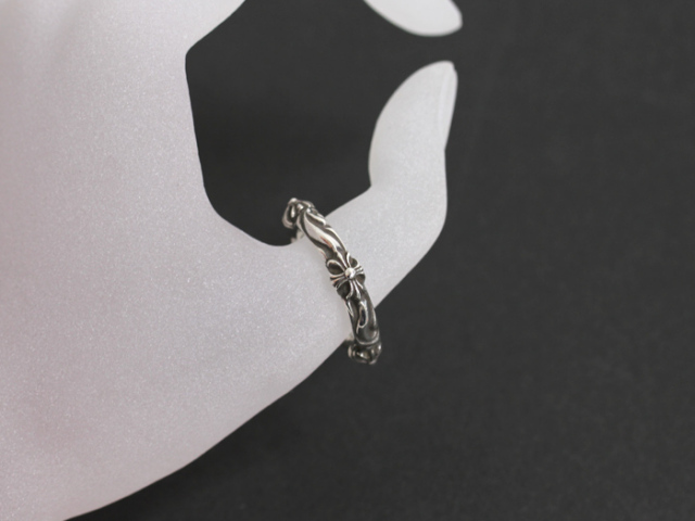 クロムハーツ ◇ SBT クロス バンド リング ◇ SBT BAND シルバー925