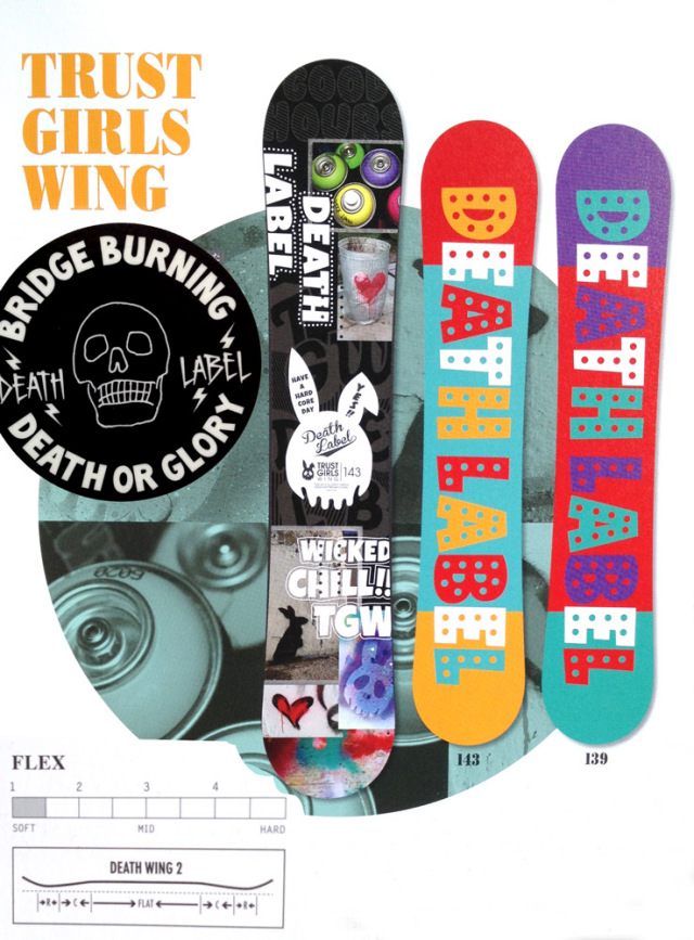 スノーボード death rabel trust girls 139 flux GL xs DEATH LABEL 24