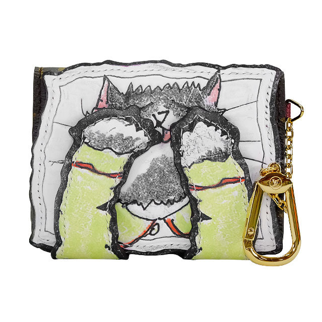 HERMES エルメス カードケース カルヴィ デュオ ルージュセリエ