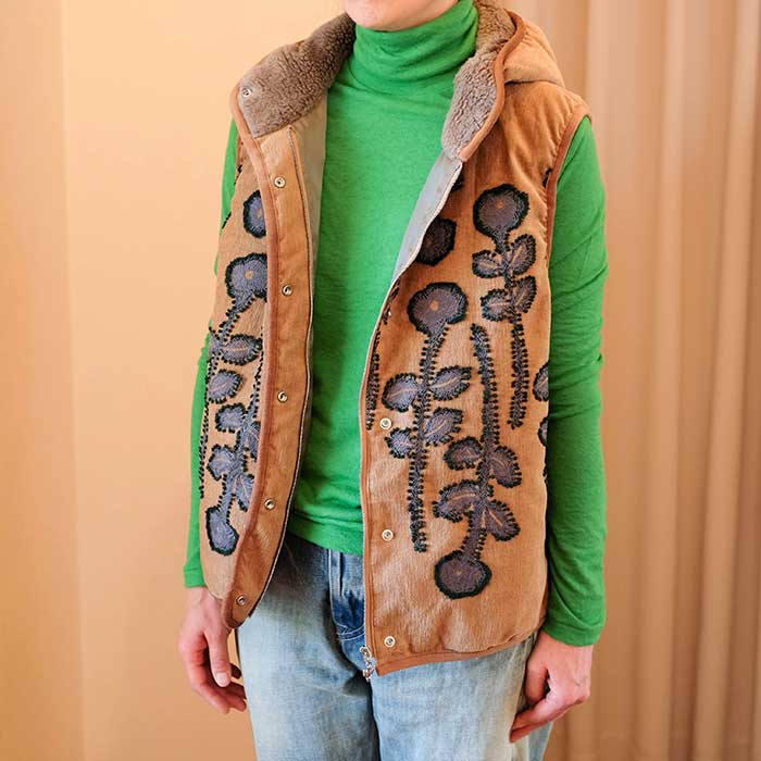 ナペルホネン frost garden ダウンベストbeige | Lin total fashion