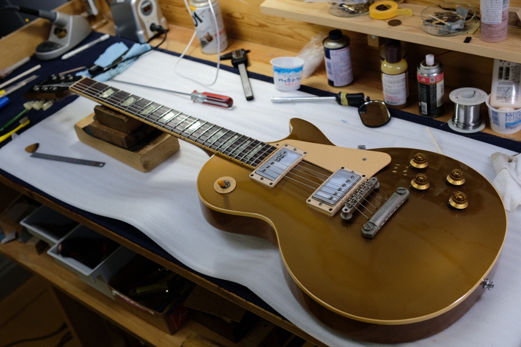 90年代Gibson LesPaul classic 1960 ピックアップの出力低下 全体調整