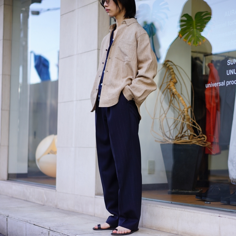 AURALEE(オーラリー)23SS Collectionの新作、Hard Twist Wool Panama