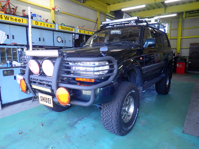 ランクル80へヒッチメンバー取り付け！ | 4WD・四駆カスタム