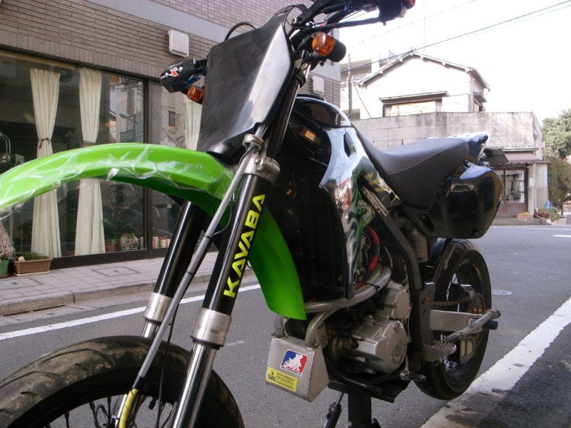Dトラ⇒KLX250 アルミオイルキャッチタンク外し | OrangeMarker MADZの