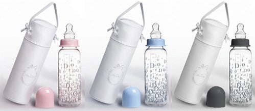 baby Dior ベビーディオール ガラス製 哺乳瓶 トロッターデザイン250ml