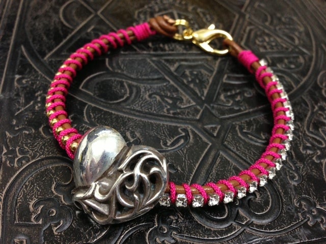 CHROME HEARTS (クロムハーツ) ハートコンチョヘアゴム CHROME HEARTS