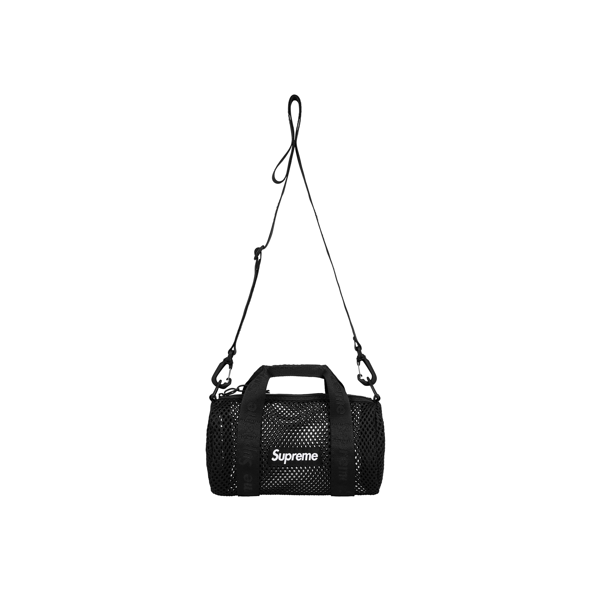 Supreme Mesh Mini Duffle Bag Black (SS25) – STEALPLUG KL