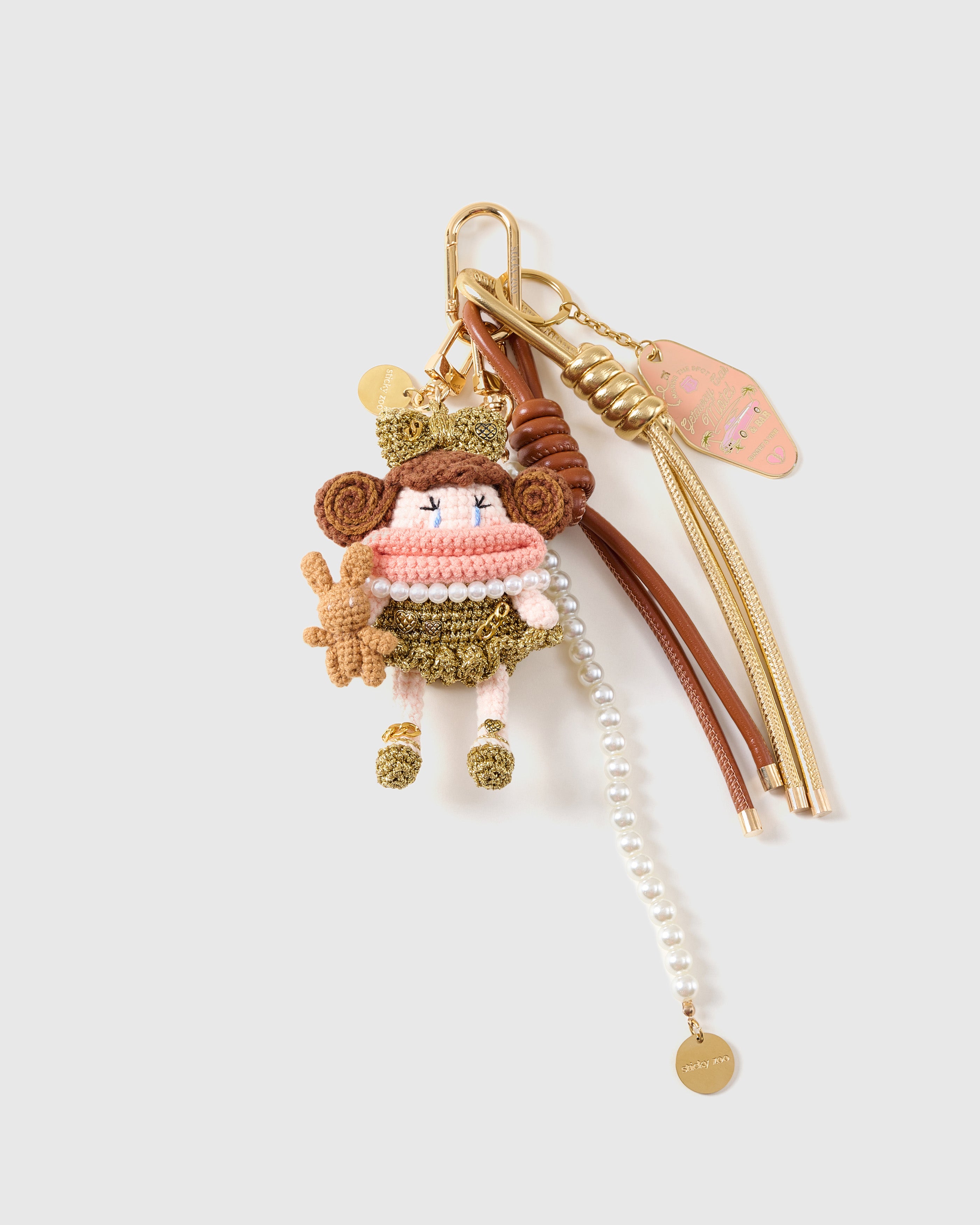 Royal Ridiculous Stack Leather Bag Charm – Luxury Handmade