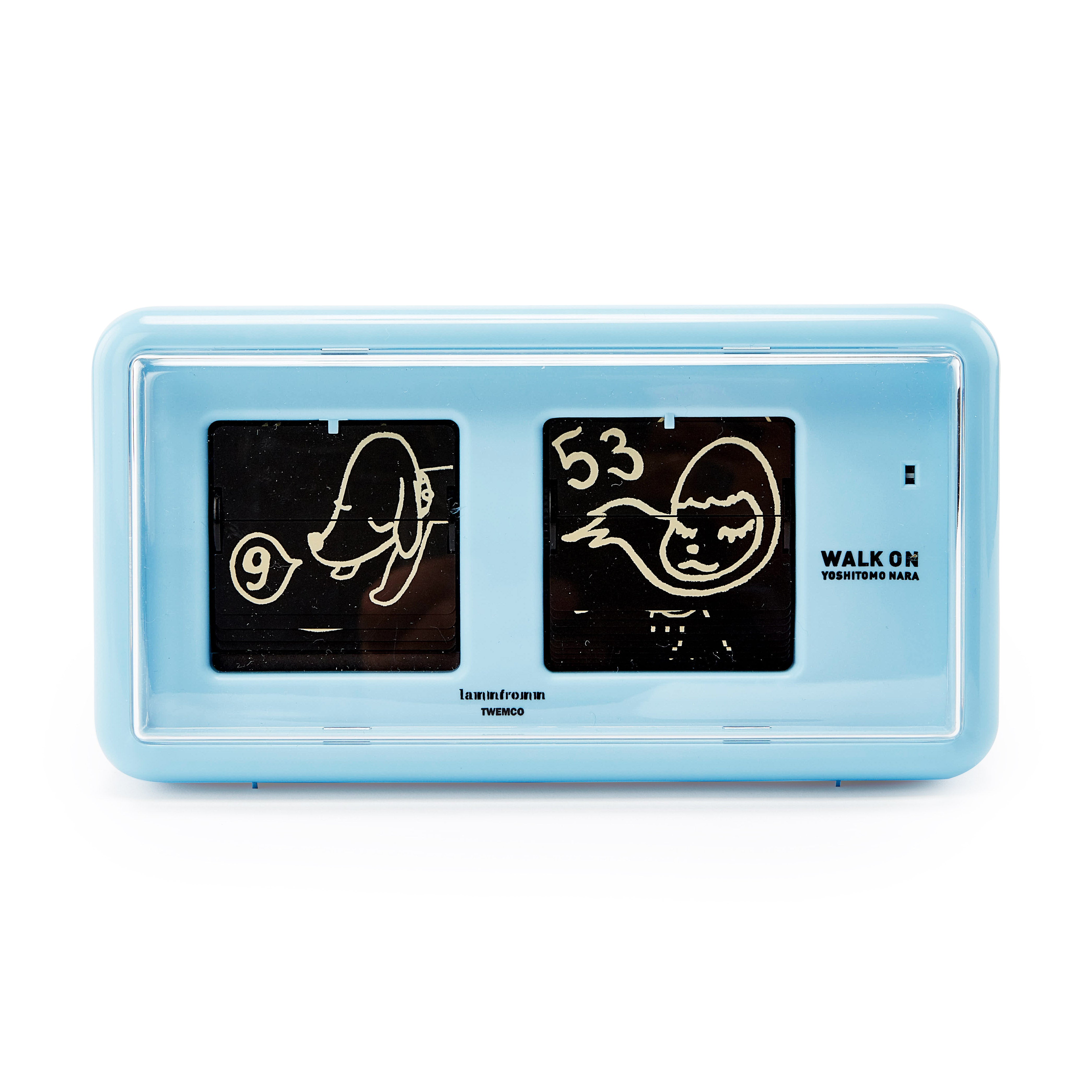 Yoshitomo Nara Walk On Flip Clock - Blue – MoMA Design Store