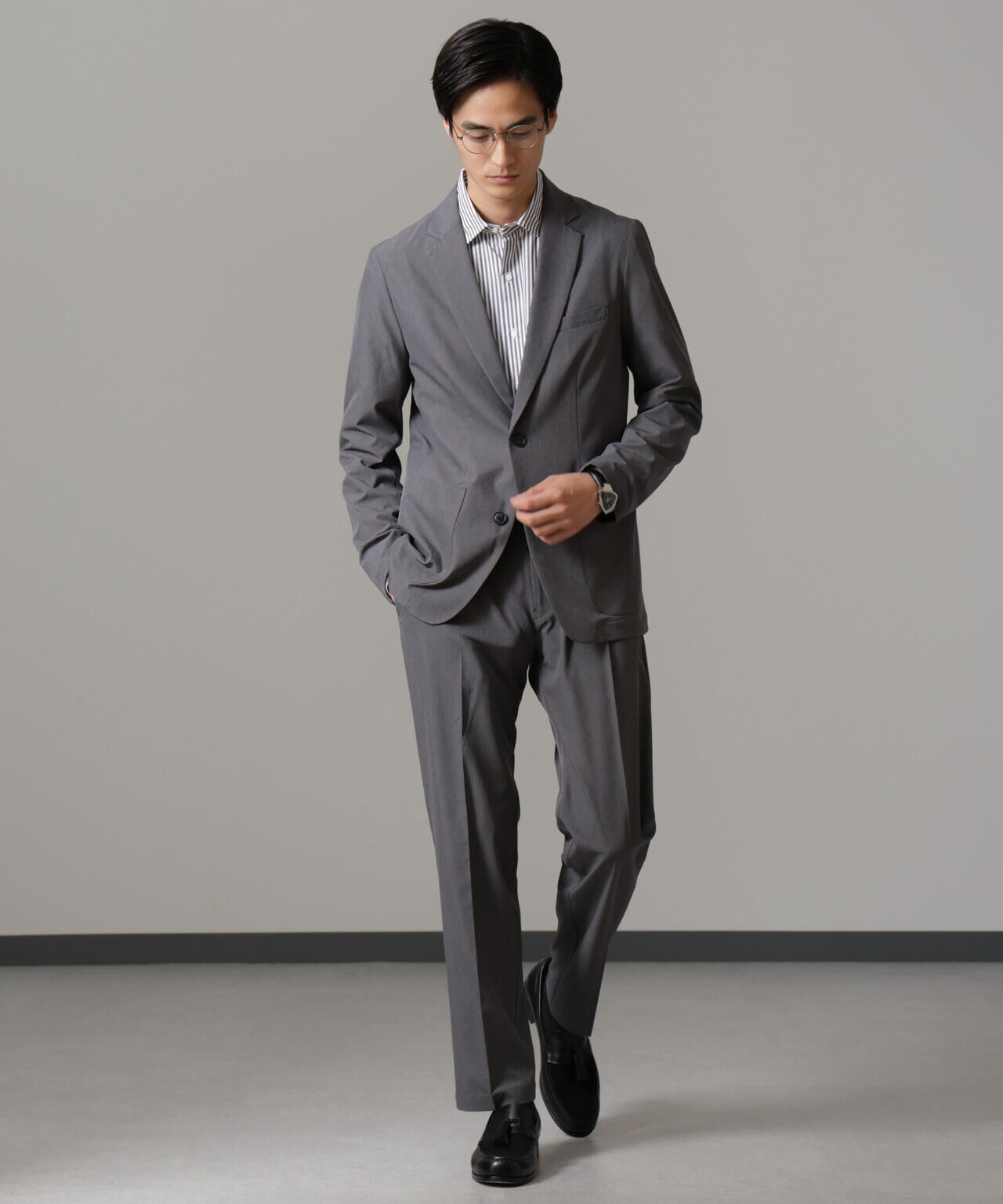 ライト ウェイト メランジ セットアップ