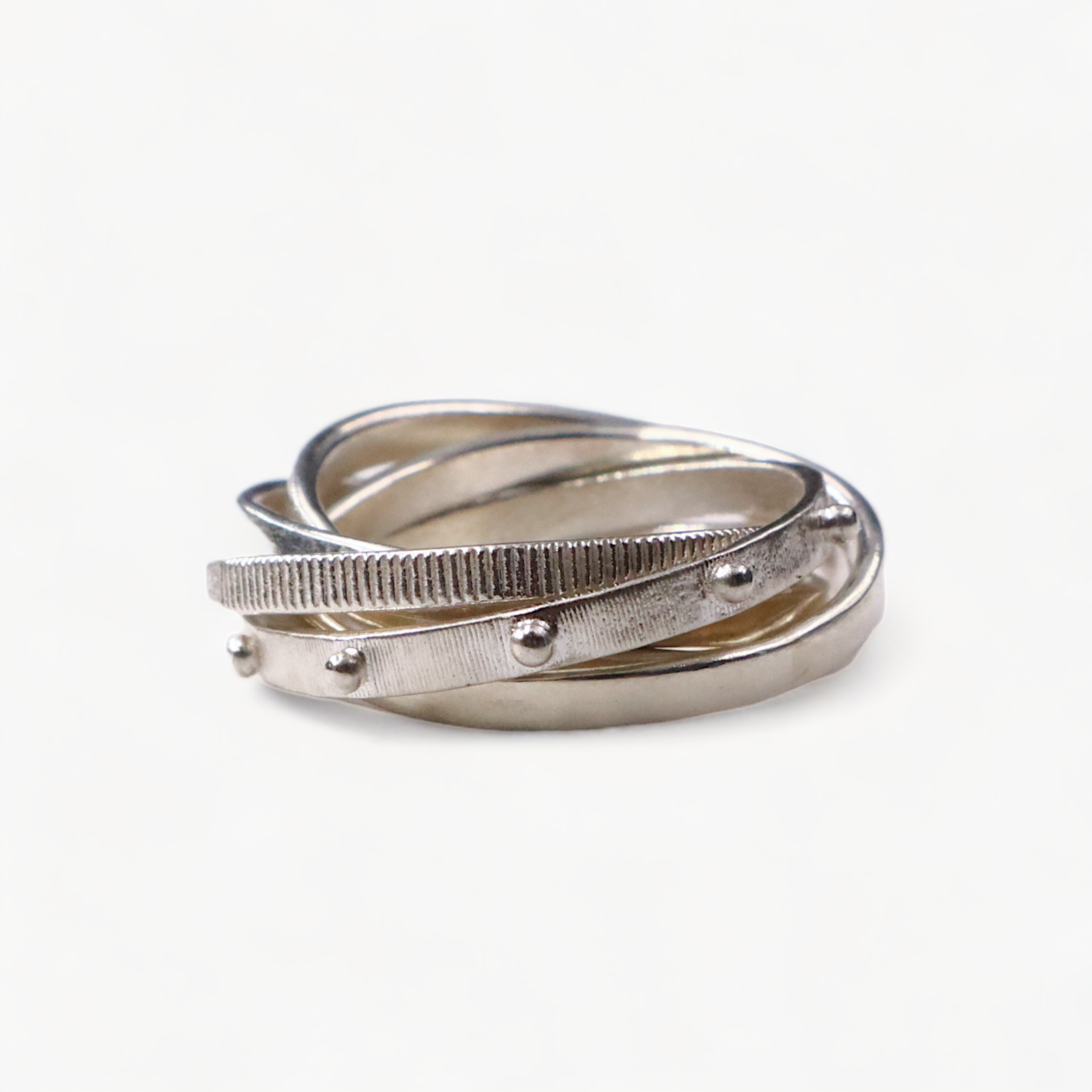 KAORU(カオル)公式｜ドット 5連リング シルバー – KAORU Online Store