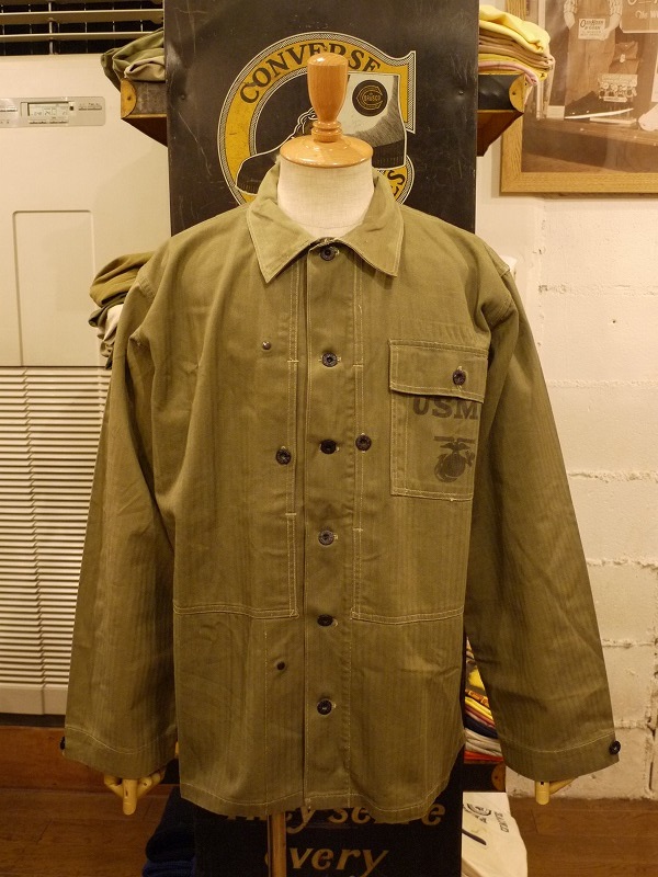 商品紹介 » WW2 “U.S.M.C.” P44 HBT JACKET - Suntrap, Vintage