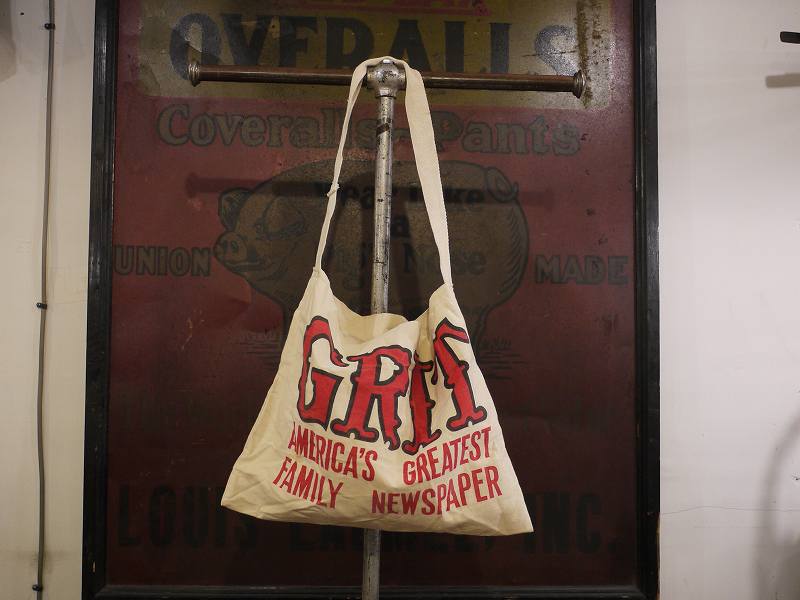 商品紹介 » “GRIT” NEWSPAPER BAG - Suntrap, Vintage Outfitters