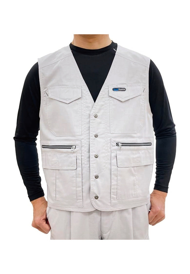 Teagles 5481（5381）CVC 作業 全サイズ同一価格 ベスト 【春夏用