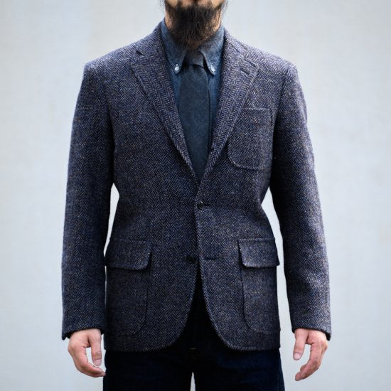 テーラードジャケット 手織りツイード サンドスター (Tailored Jacket