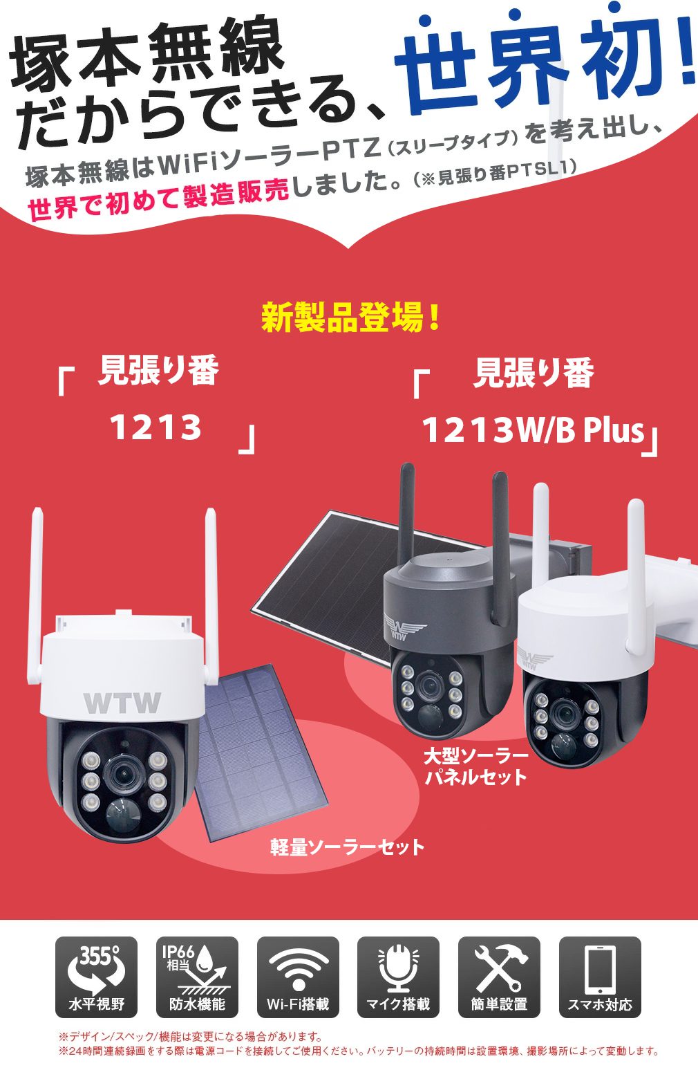 WTW-1213N – 防犯カメラの塚本無線