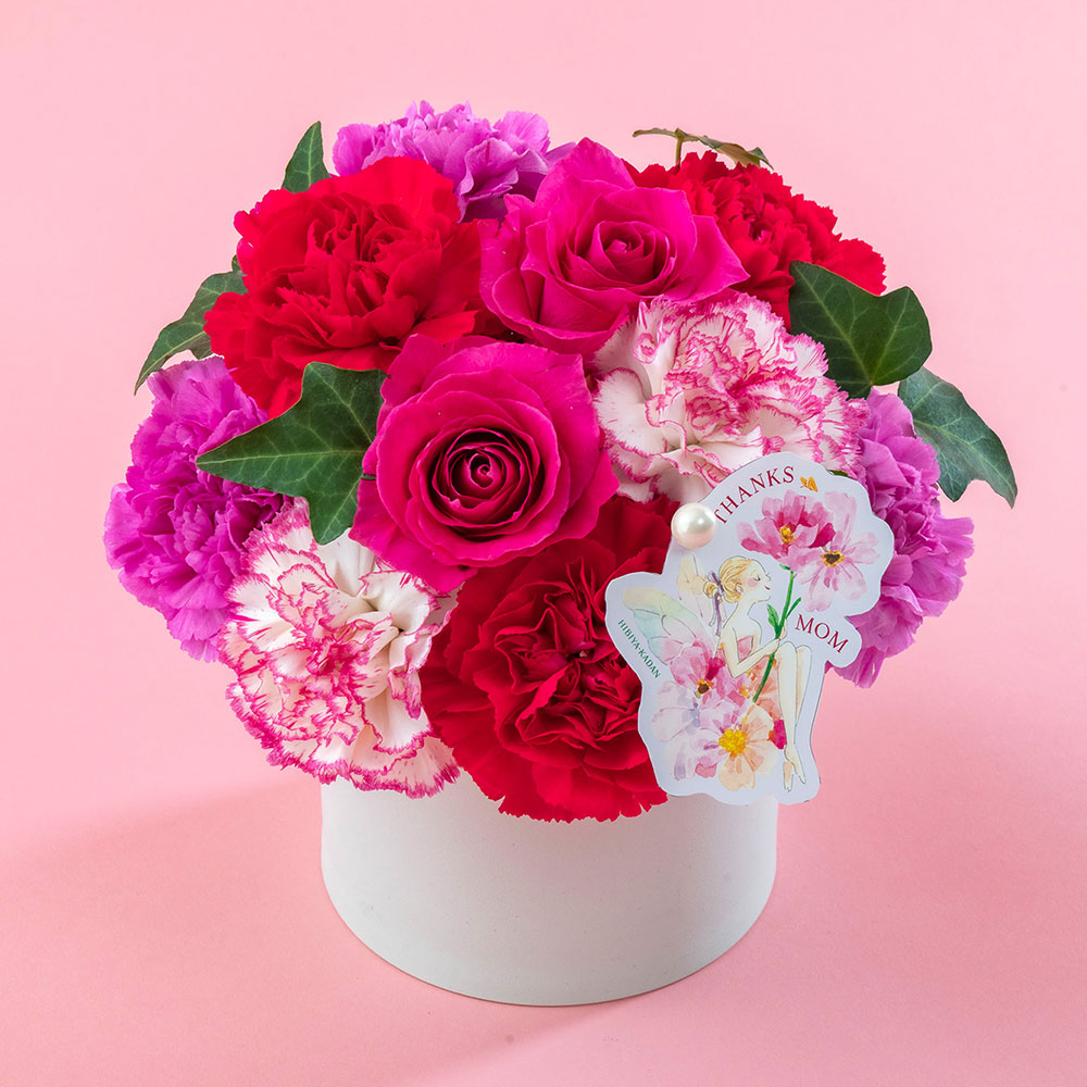 母の日 NozomiYuasa×アレンジメント「シェールママン・リラ」 | 花