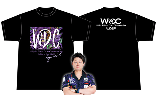 畦元隆成選手WDC応援Tシャツ25-26 | SHADE