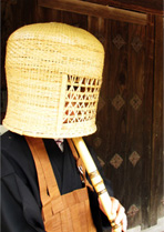 虚無僧天蓋・深編み笠（真竹製・黒竹製） ｜尺八修理・販売 尺八修理