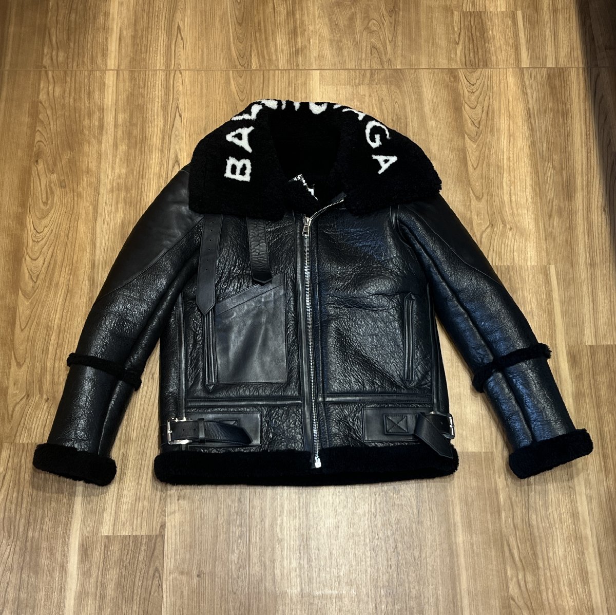 Balenciaga バレンシアガ ボンバルディア ムートンジャケット 36