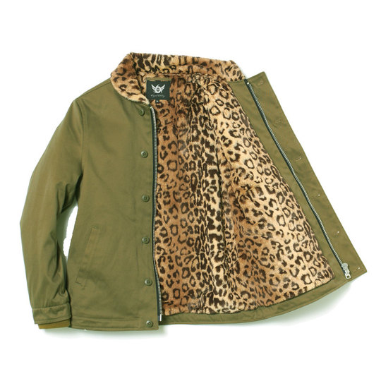 666：N-1 レパード デッキジャケット(カーキ) 商品詳細