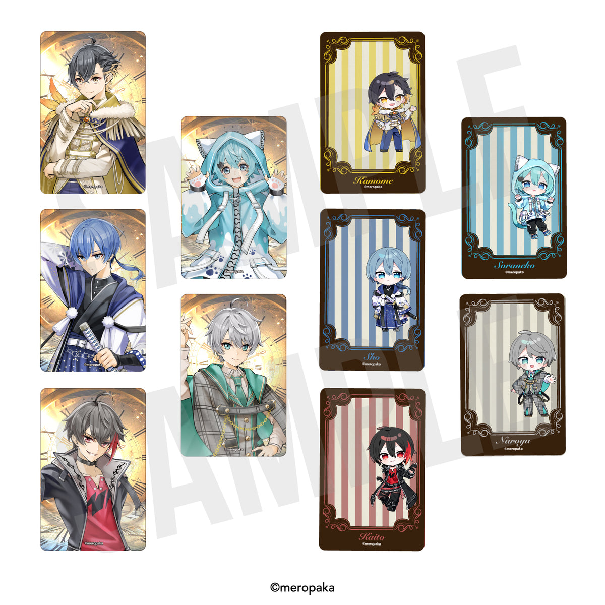 8月中旬以降順次発送予定】めろぱかランダムクリアカード