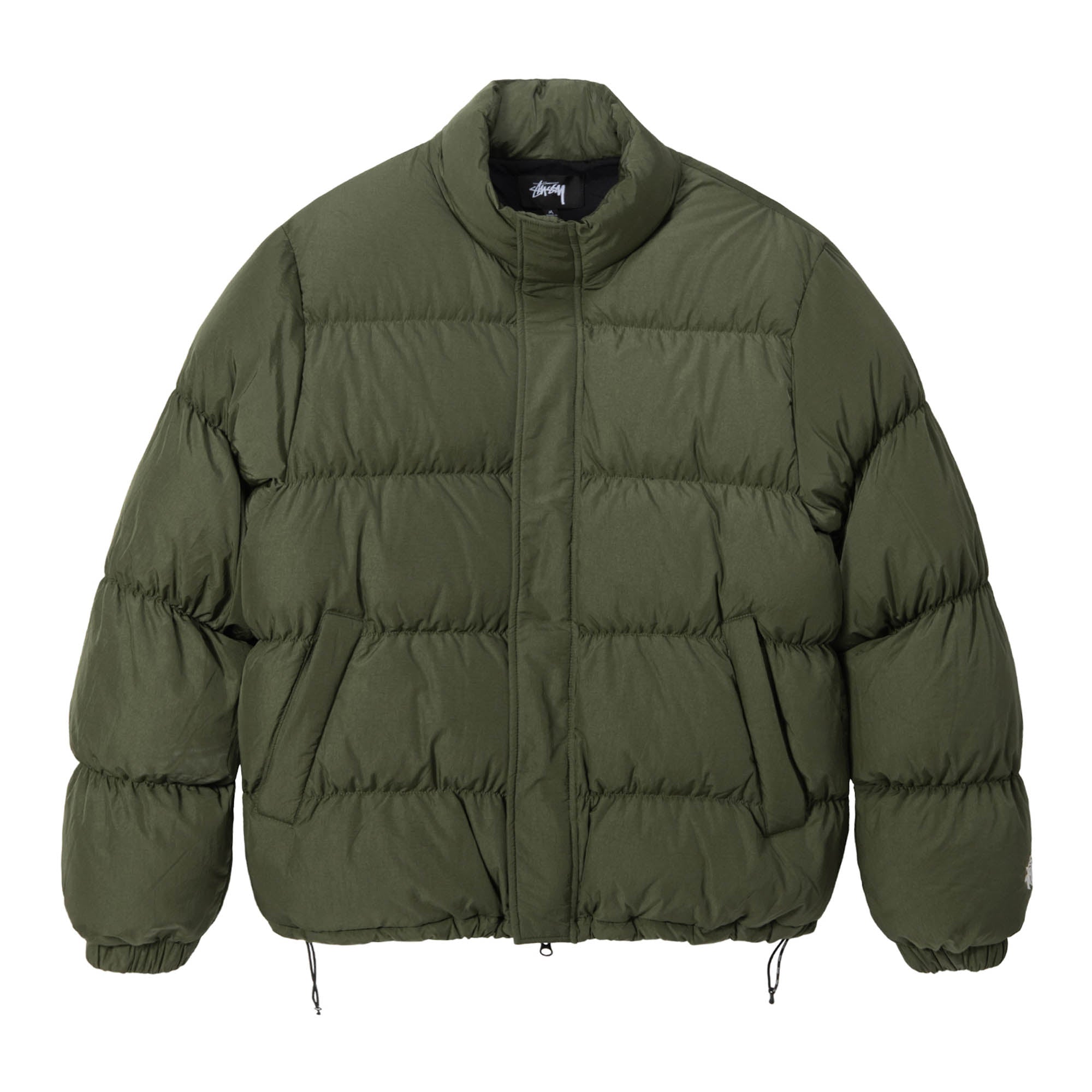 Stüssy: Ripstop Down Puffer Jacket (Olive) | DSMNY E-SHOP